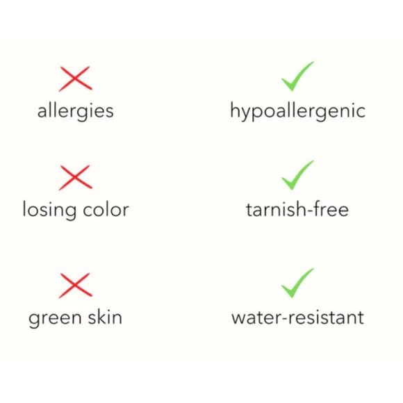 18K Gold Plated Waterproof Stainless Steel Multi Strand Bracelet A-1,6 - Picture 6 of 6